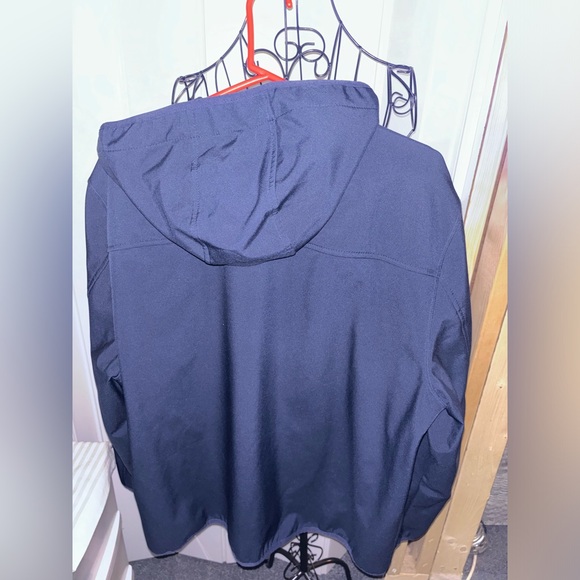 Guess Softshell Hooded Rain Jacket..(men’s)..size XXL..navy - Picture 4 of 8